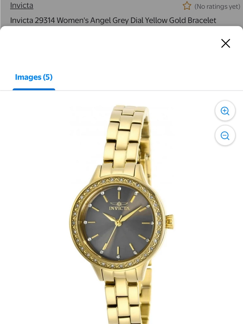 Invicta Angel Women's Watch - 28mm, Steel, Gold (29317)